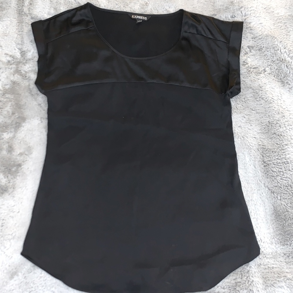 Black express dress top